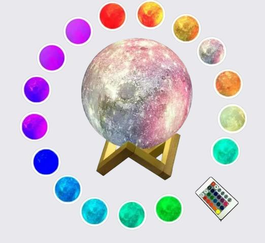 3D Print Moon (10cm)